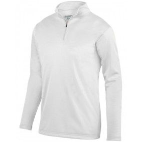 AG5507 Augusta Sportswear Adult Wicking Fleece Quarter Zip Pullover Jacket