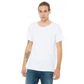 B3014 Bella + Canvas Men's Jersey Raw Neck T-Shirt