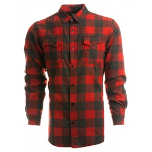 B8219 Burnside Men's Snap Front Flannel Shirt