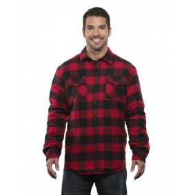 B8610 Burnside Adult Flannel Quilted Jacket