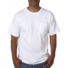 BA5070 Bayside Adult Short Sleeve T-Shirt with Pocket