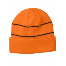 BA535 Big Accessories Reflective Beanie Hat