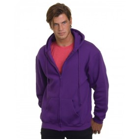 BA900 Bayside Adult Full-Zip Hooded Sweatshirt