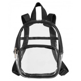 BE268 BAGedge Unisex Clear PVC Mini Backpack