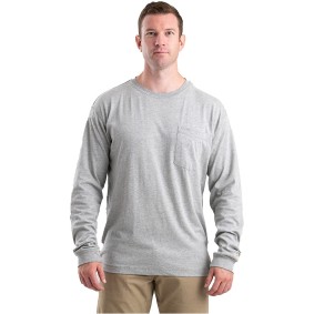 BSM40 Berne Unisex Performance Long Sleeve Pocket T-Shirt