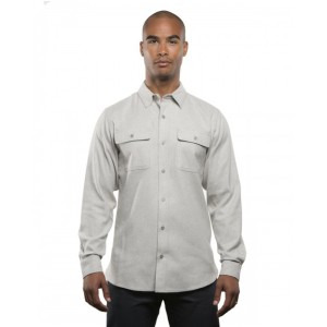 BU8200 Burnside Men's Solid Flannel Shirt