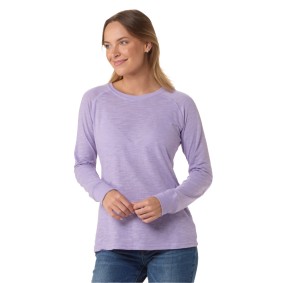 BW3166 Boxercraft Ladies' Payton Preppy Patch Long Sleeve T-Shirt