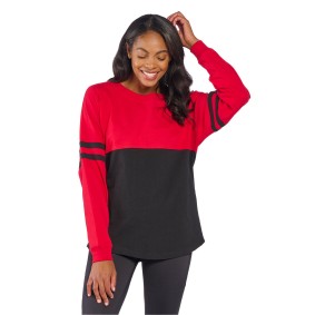 BW3514 Boxercraft Ladies' Oversized Pom Pom Jersey Fleece Sweatshirt