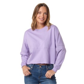 BW3515 Boxercraft Ladies' Cropped Retro Pom Pom Jersey Fleece Sweatshirt