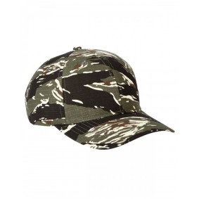 BX024 Big Accessories 6 Panel Structured Camo Hat