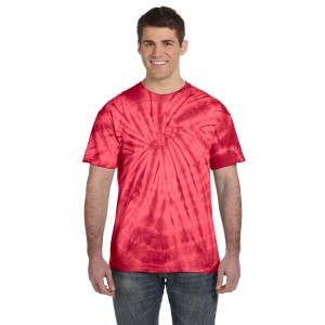 CD101 Tie-Dye Adult Spider Cotton T-Shirt