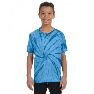 CD101Y Tie-Dye Youth Spider Cotton T-Shirt