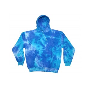 CD877 Tie-Dye Adult d Pullover Hooded Sweatshirt