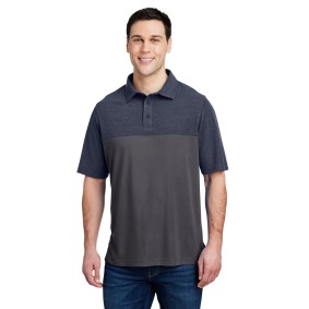 CE112C CORE365 Men's Fusion ChromaSoft Colorblock Polo Shirt