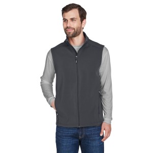 CE701 CORE365 Men's Cruise Two-Layer Fleece Bonded Soft Shell Vest