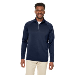 CE801 CORE365 Unisex Fusion ChromaSoft Quarter-Zip Fleece Jacket