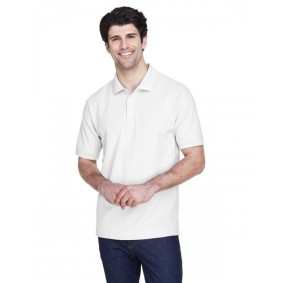 D100 Devon & Jones Men's Pima Short Sleeve Pique Polo Shirt