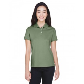 D140SW Devon & Jones Ladies' Solid Perfect Pima Interlock Polo Shirt