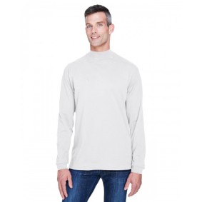 D420 Devon & Jones Adult Sueded Cotton Jersey Mock Turtleneck Shirt