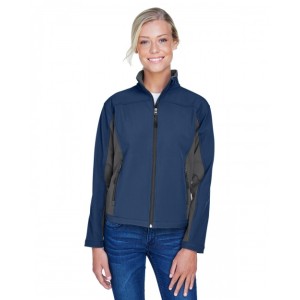 D997W Devon & Jones Ladies Colorblock Soft Shell Jacket