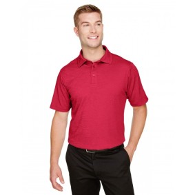 DG22 Devon & Jones CrownLux Men's Address Melange Performance Polo Shirt