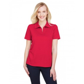 DG22W Devon & Jones CrownLux Ladies' Address Melange Performance Polo Shirt