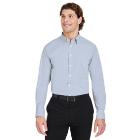 DG537 Devon & Jones CrownLux Men's Microstripe Performance Shirt