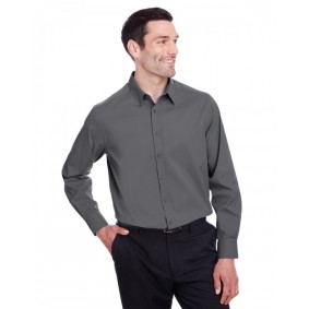 DG542 Devon & Jones CrownLux Men's Stretch Woven Performance Shirt