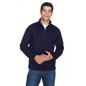 DG792 Devon & Jones Adult Bristol Sweater Quarter Zip Fleece Jacket