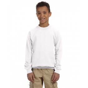 G180B Gildan Youth Heavy Blend Fleece Crewneck Sweatshirt