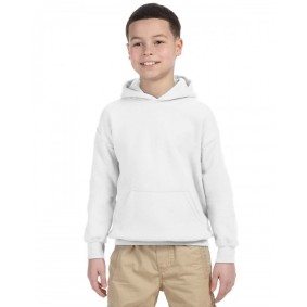 G185B Gildan Youth Heavy Blend Hooded Sweatshirt