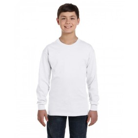 G540B Gildan Youth Heavy Long Sleeve Cotton T-Shirt