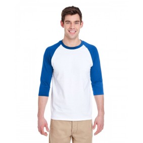 G570 Gildan Adult Heavy 3/4 Raglan Sleeve Cotton T-Shirt