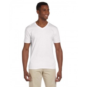 G64V Gildan Adult Softstyle V Neck T-Shirt