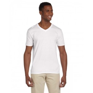 G64V Gildan Adult Softstyle V Neck T-Shirt