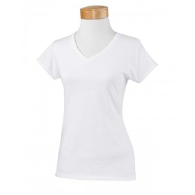 G64VL Gildan Ladies' SoftStyle Fitted V Neck T-Shirt