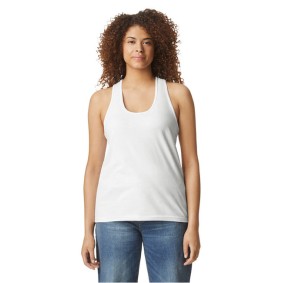 G672L Gildan Ladies' Softstyle CVC Racerback Tank Top