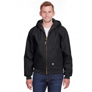 HJ51T Berne Men's Tall Highland Washed Cotton Duck Hooded Jacket