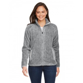 JA8463 J America Ladies Boundary Shag Full Zip Jacket