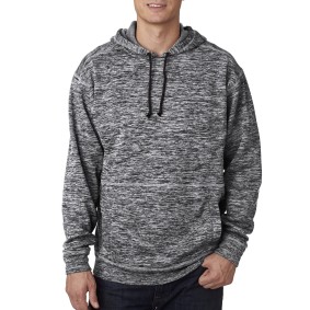 JA8613 J America Adult Cosmic Poly Fleece Hooded Sweatshirt