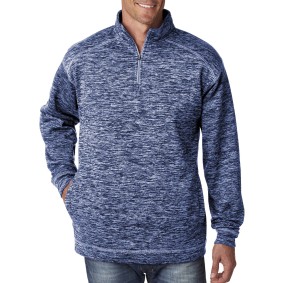 JA8614 J America Adult Cosmic Poly Fleece Quarter Zip