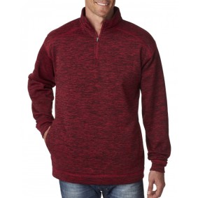 JA8614 J America Adult Cosmic Poly Fleece Quarter Zip