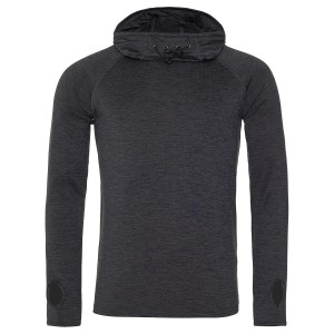 JCA037 Just Hoods By AWDis Men's Cool Cowl-Neck Long Sleeve T-Shirt