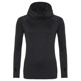 JCA038 Just Hoods By AWDis Ladies' Cool Cowl-Neck Long Sleeve T-Shirt