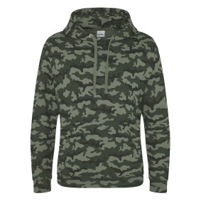 JHA014 Just Hoods By AWDis Unisex Camo Hoodie Sweatshirts