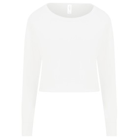 JHA035 Just Hoods By AWDis Ladies' Cropped Pullover Sweatshirt