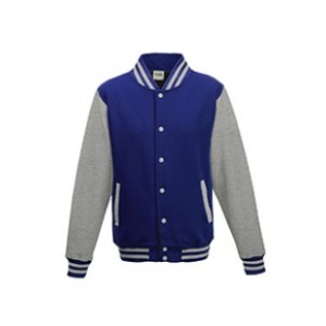 JHA043 Just Hoods By AWDis Men's 80/20 Heavyweight Letterman Jacket