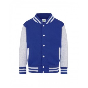 JHY043 Just Hoods By AWDis Youth 80/20 Heavyweight Letterman Jacket