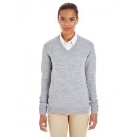 M420W Harriton Ladies' Pilbloc V-Neck Sweater