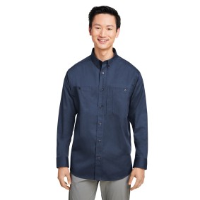 M585L Harriton Men's Advantage IL Long Sleeve Work Shirt